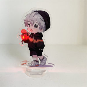 Customized Acrylic Led Light <strong>Stand</strong> Anime Desktop Decoration Customization <strong>Stand</strong> Custom Holographic Acrylic Standee - Product Image 5