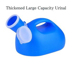Orinal para Hombre de 2000 ml con Tapa, Antideslizante, Portátil, para Personas Mayores, de Gran Capacidad, con Accesorio para Cama, OEM - Product Image 2