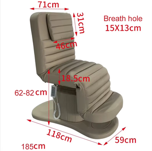 Table de massage électrique réglable et pliable pour salon de beauté, soins du visage, extensions de cils, spa, salle de sport - Multi-usages pour salon, chambre, sous-sol - Product Image 5