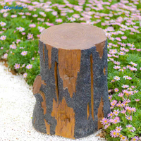 Lámpara Luminosa para Jardín, Escultura de Resina y Fibra de Vidrio, Luz Solar LED para Paisajes