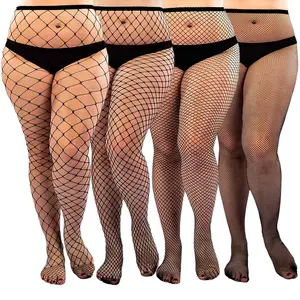 저렴한 도매 플러스 사이즈 대형 섹시한 새로운 스타일 fishnet 팬티 스타킹