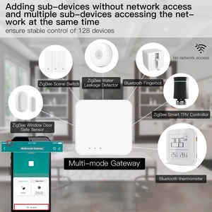 Remote BT Multi-mode <strong>Gateway</strong> Tuya <strong>Zigbee</strong> 3.0 Smart <strong>Gateway</strong> Hub WIFI Work With Alexa Google Home - Product Image 5