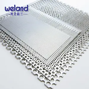 Aluminum Perforated Metal Mesh Screen Panel 0.5MM-10MM thickness 0.5-100MM hole size