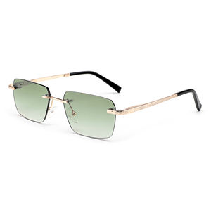 לוגו מותאם אישית אופנה אירופה ואמריקה נשים גוונים מגניבים משקפי שמש גברים ללא מסגרת אופנה חדשה משקפי שמש ללא מסגרת - Product Image 5