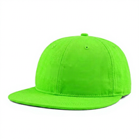 Topi Snapback 6 Panel Tanpa Struktur Berkualitas Tinggi Grosir, Sablon Logo Custom Vintage, Pinggiran Datar, Model Fitted 100%