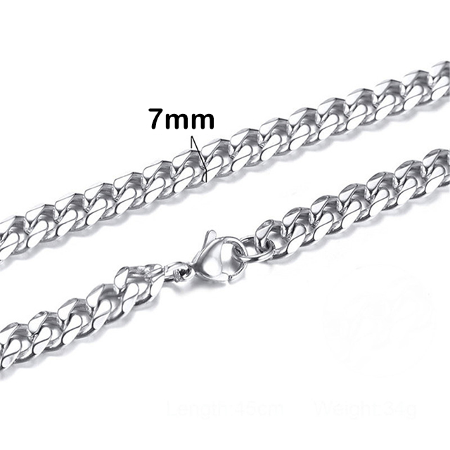 Silver-20cm * 7mm