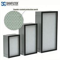Filtre HEPA H13 à haute efficacité, panneau en papier de fibre de verre mini-plissé pour systèmes CVC de salles blanches avec dimensions personnalisables