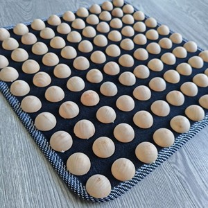 Alfombrilla de Masaje de Pies de Madera Natural Sólida, Masajeador de Puntos de Acupuntura, Alfombrilla para Caminar, Dispositivo de Masaje de Pies Ultra-lento para el Hogar - Product Image 2