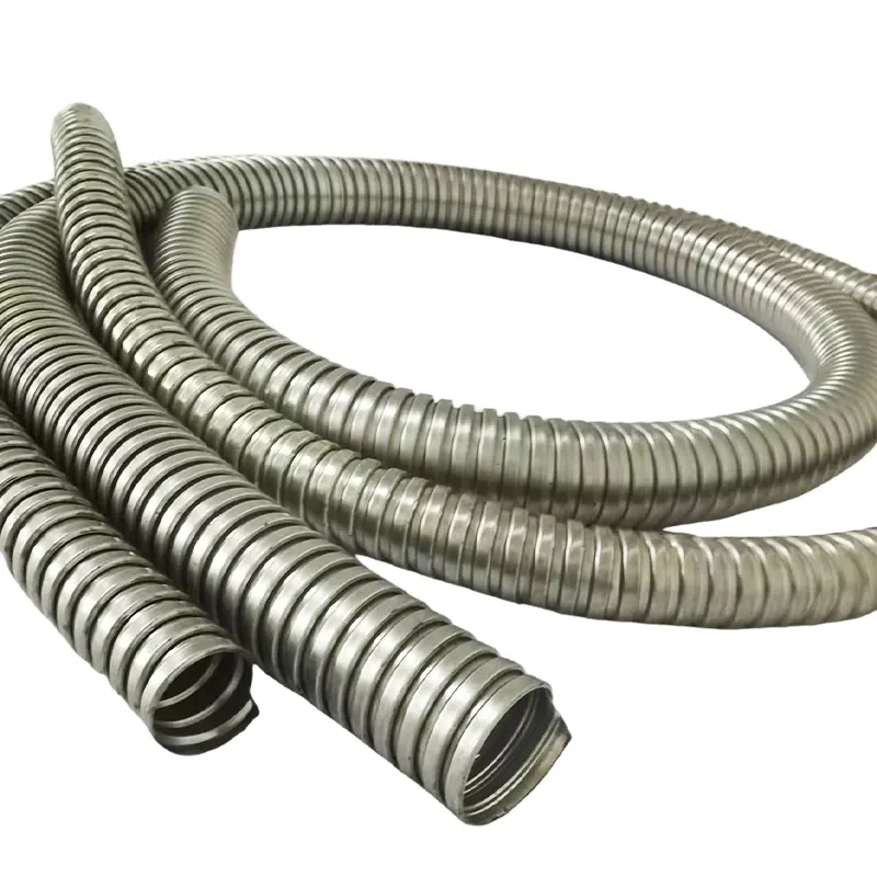 1/2 pollici flessibile cavo metallico condotto tubo in acciaio inox 201 304 condotto elettrico per la protezione del cavo