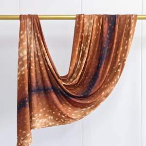 ผ้าคลุมศีรษะมุสลิมแบบเจอร์ซีย์ผ้าฝ้ายพรีเมียมลายพิมพ์หรูหรา รุ่นใหม่ล่าสุด ปี 2026 ผ้าคลุมไหล่สำหรับผู้หญิง ฤดูใบไม้ผลิ ฤดูร้อน - Product Image 6