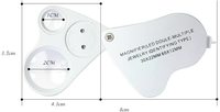 30X 60X LED Lighted Illuminated Jewelers Eye Loupe Jewelry Magnifier