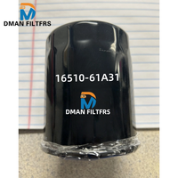 Filtre à huile haute performance personnalisable en gros, type à visser, 16510-61A31 16510-61A32 pour moteur hors-bord marin