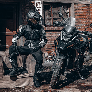 Pour haute qualité Anti-chute respirant % Nylon manches longues cavalier costume ensemble hors route moto rallye vitesse Auto course porter - Product Image 2