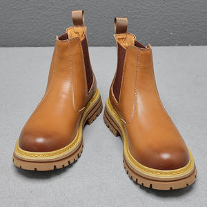 Botas Chelsea de Hombre con Suela Gruesa, Estilo Inglés, Color Negro, para Eventos Formales y Fiestas, Último Modelo 2026 - Product Image 5