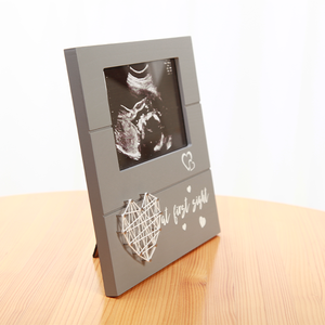 Nouveau Design amour à première vue gris bébé sonogramme souvenir fête des mères grossesse cadeaux cadre Photo en bois - Product Image 5