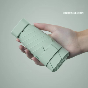 DD3501 Lluvia Anti-uv Capsul Pocket Hike Portable Mini <span class=keywords><strong>6k</strong></span> Paraguas plegable Sunny Custom Travel Outdoor Girl Caja de color Regalo Mujeres - Product Image 1