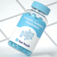 Gommes probiotiques naturelles pour la santé digestive et intestinale, complément probiotique pour adultes et enfants