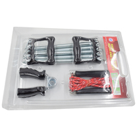 Extenseur de poitrine en acier de haute qualité avec poignée en PVC et PP Pull & Jump Rope Fitness Combo Set Exercise Hand Grips