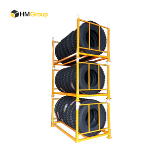 Hot bán ổn định sơn tĩnh điện tùy chỉnh Giao thông vận tải kim loại thép xếp chồng Pallet lốp kệ - Product Image 4