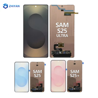Écran tactile pour smartphone, assemblage d'écran de téléphone portable pour Samsung Galaxy S25 Ultra avec cadre, 100 % testé, écran OLED LCD fonctionnel