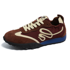 Zapatillas Deportivas de Suela Gruesa para Mujer, Primavera-Verano 2026, Transpirables, Rojas, de Cuero Genuino, Cómodas, Blancas - Product Image 4