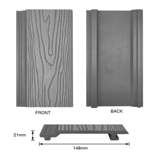Revestimiento de Pared Decorativo de Madera y Plástico Compuesto Anti-UV Directo de Fábrica, Panel de Pared WPC Exterior Impermeable - Product Image 2