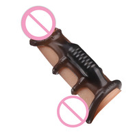 Estimulador de Punto G Bala Vibradora Funda para Pene Anillo Vibrador Retardante de Eyaculación Arnés con Dildo Accesorios de Bondage Sex Shop