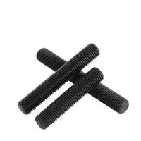 Vis sans fin à haute résistance Grade 8.8 T8, 8 mm, en acier au carbone noir, filetage trapézoïdal, droite/gauche, pour imprimante 3D et machine CNC Z
