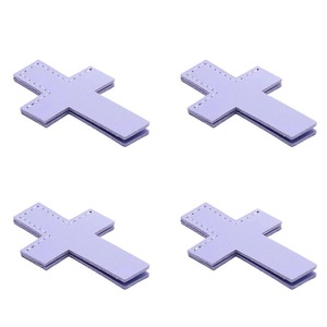 IStapromo Gifts PU Leather Cross <b>Bookmark</b> with Stitched Details Simple Page Holder Religious Page Marker for Bible Study - Product Image 1