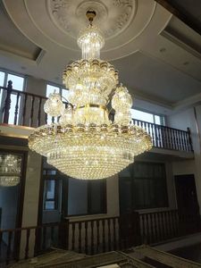 Büyük büyük E14 imparatorluk kristal avize aydınlatma Villa otel ev dekorasyon için - Product Image 5