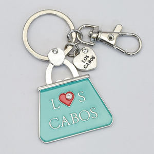 Portachiavi personalizzato in metallo 3D 2D in lega di zinco con Logo unico a forma di portachiavi in smalto - Product Image 1