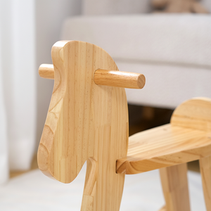 Cheval à bascule éducatif pour enfants et chaise pour accessoires de photographie et jouet pour bébé - Product Image 1