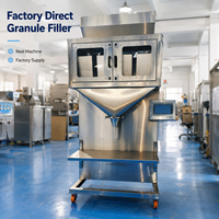 Machine de remplissage automatique de granulés avec affichage du poids à double échelle pour particules sèches, grains, semences et granulés d'aliments pour animaux