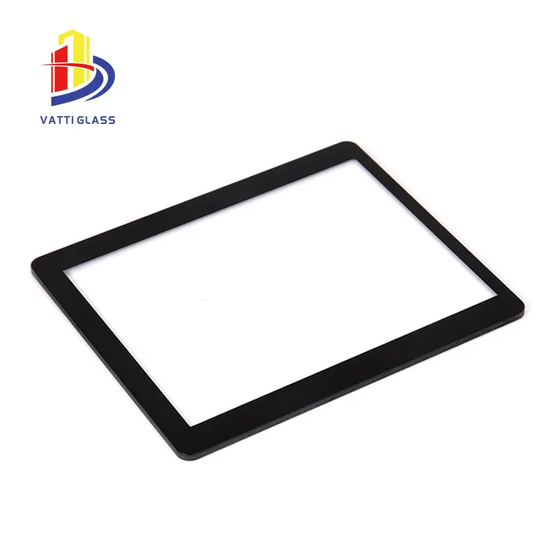 Custom home appliances display screen black silk screen printing glass touch panel
