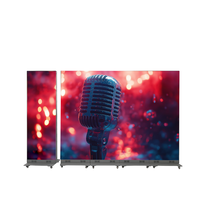 Afficheur LED d'intérieur P1.86 P2.5 avec cadre magnétique, raccordement sans soudure, affichage LED mobile HD pour salon professionnel