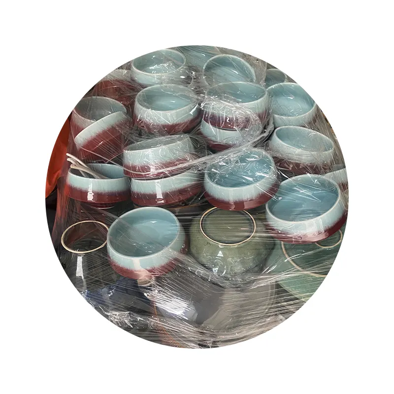 Set peralatan makan 12 18 24 buah warna batu mengkilap Stoneware keramik set Makan malam kustom keramik set Makan malam kustom