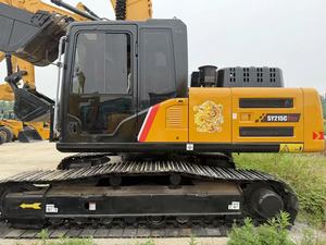 Excavatrice sur chenilles Sany SY215C Pro 21 tonnes, d'occasion, pour travaux de construction, couleur jaune, type chenillé, pour le creusement, avec CE EPA - Product Image 3