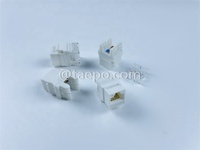 Réseau modulaire non blindé Punch Down Cat 6 Module Jack RJ45 Cat6 180 degrés UTP Toolless Keystone Jack
