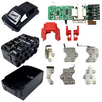 Carcasa de Batería de Litio para MIL MWK M18 18V 5.0Ah / 6.0Ah / 8.0Ah / 9.0Ah / 12.0Ah, Carcasa de Plástico con Protección de Carga PCB BMS