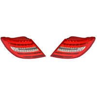 Kit carrosserie en matériau PP pour Mercedes Benz Classe C W204 2008-2014, mise à niveau style C63 AMG, pièces auto avec phares avant