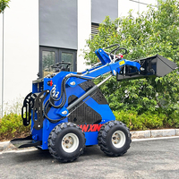 Spedizione Gratuita Mini Skid Steer Loader, Minipala Compatta Economica, Minicargador Agricolo, Pala Compatta Diesel