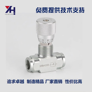 Válvula de Control de Velocidad de Dos Vías, Válvula de Cilindro de Control de Flujo, Válvulas de Control G1/4 G3/8 STB - Product Image 5