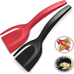 Vente en gros Spatule-pince 2 en 1 en nylon pour cuisine, barbecue, steak, pâtisserie et cuisson - Product Image 1