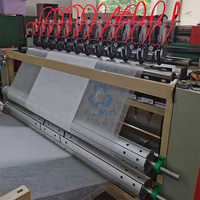 MADE IN CHINE TISSU PLASTIQUE COUETTE MATELAS COUETTE RIDEAU ULTRASONIQUE LAMINATION GAUFRAGE MACHINE À FENDRE