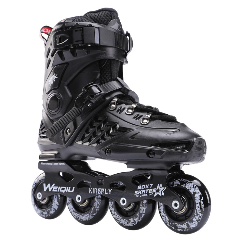 Black shoes-black wheels