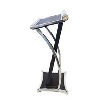 Modern Black Metal Podiums for Church Pulpits, Free Sample