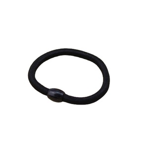 Élastiques à cheveux en tissu tressé noir pour usage quotidien - Product Image 5