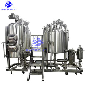อุปกรณ์การผลิตเบียร์เชิงพาณิชย์สำหรับอุตสาหกรรม ขนาด 2000L-3000L ปั๊มมอเตอร์เบียร์ขนาดเล็ก แบรนด์ <span class=keywords><strong>Supermax</strong></span> วัสดุ SUS304/SUS316 - Product Image 3