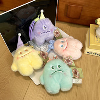Z Promotion : Porte-clés Monstre en Peluche Mignon à Grande Bouche, Compagnon de Table, Jouet de Collection Portable