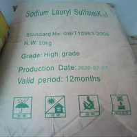 SLS k12 Sodium Lauryl Sulfate, Matière Première Tensioactive Anionique pour Soins Personnels, Cosmétiques, Dentifrice, Qualité Industrielle